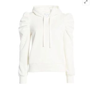 Rebecca Minkoff Hooded Sweatshirt - ecru size Large